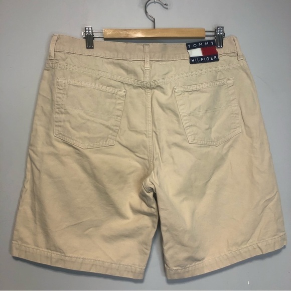 Vintage Tommy Hilfiger Freedom Shorts, Tan, size 36 - Picture 4 of 8